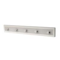 Hakenleiste Pedro 5 Kaschmir B: 57 cm - Kaschmir, Trend, Metall (57/8/4cm)