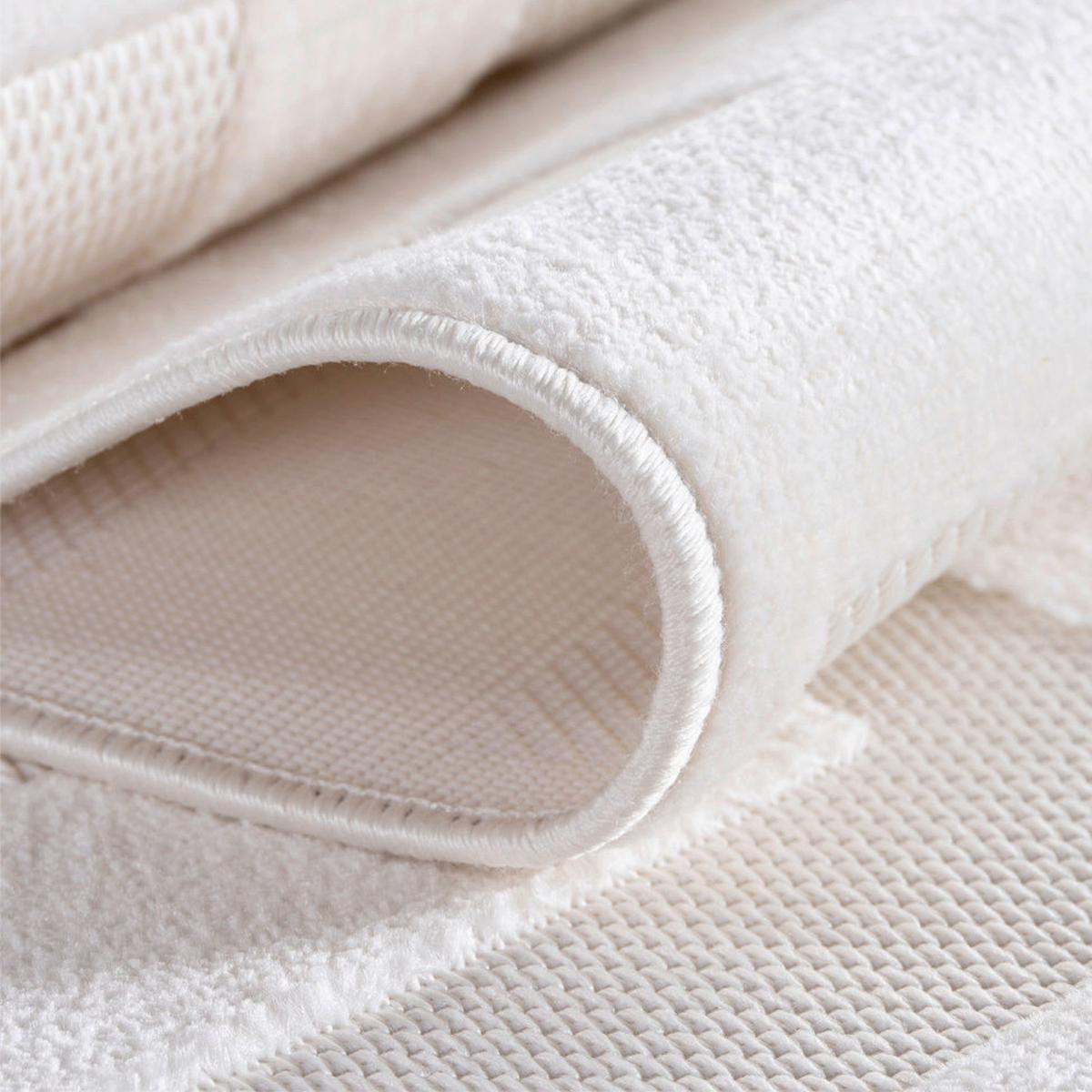 Flachwebteppich, Creme Doha - Creme, Basics, Textil (80/150cm)