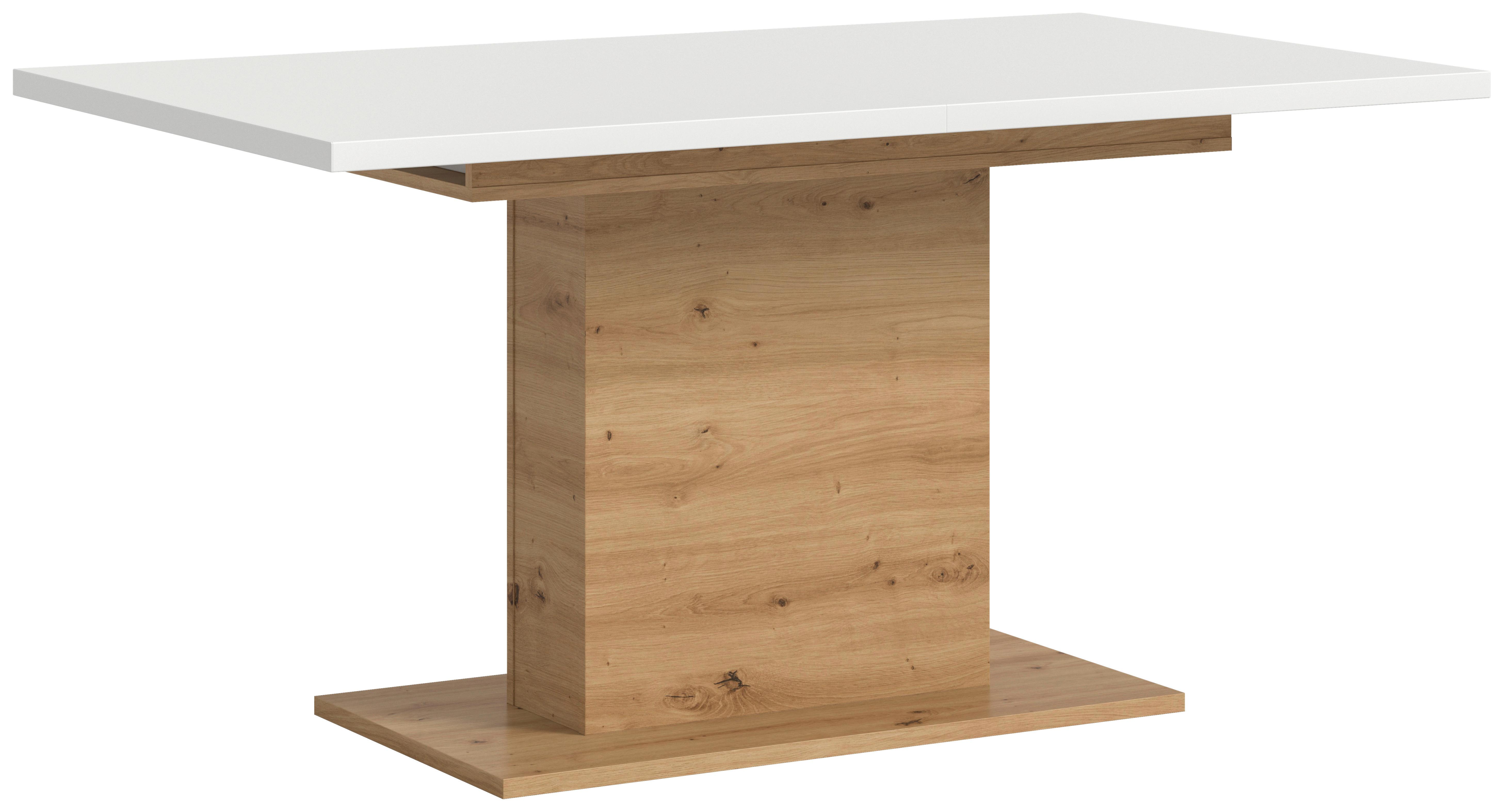 ROZŤAHOVACÍ STÔL MARLON 150 AZ - biela/dub artisan, Konventionell, kompozitné drevo (150-190/76/90cm) - MID.YOU