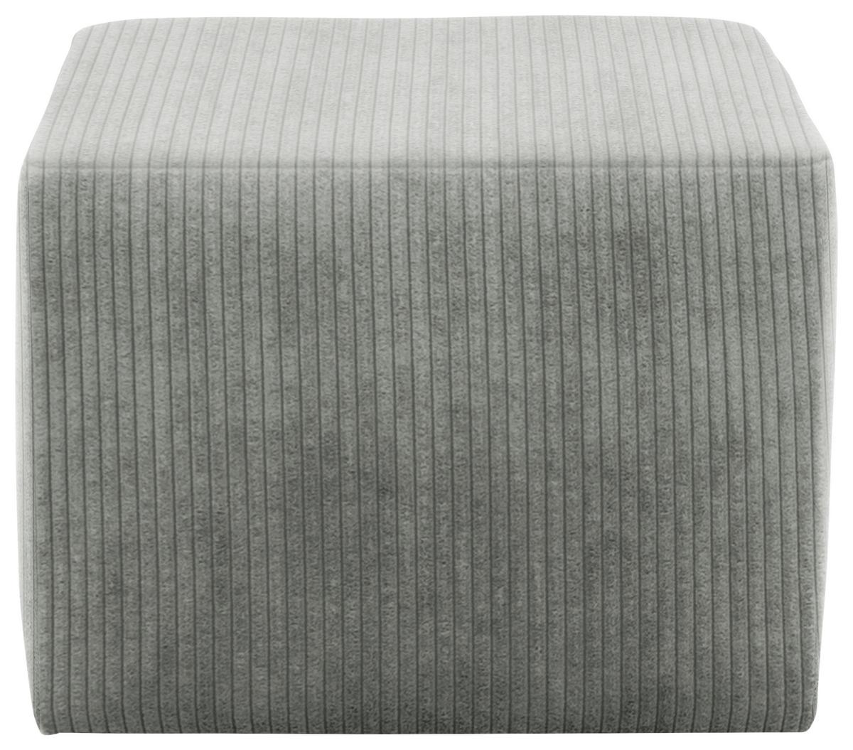 Hocker Hellgrau B: 59 Cm - Hellgrau/Schwarz, Design, Textil (59/44/59cm) - MID.YOU