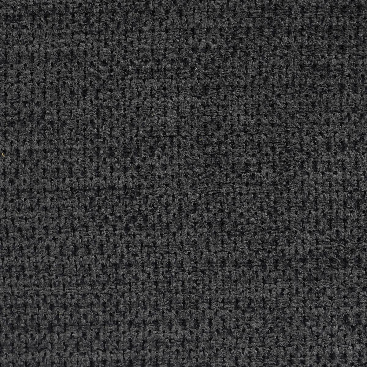 Vierfußstuhl Finn Webstoff Anthrazit, B: 44 cm - Anthrazit/Schwarz, KONVENTIONELL, Textil/Metall (44/96/61cm) - MID.YOU
