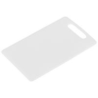 Schneidbrett aus Kunststoff Weiß Jim LxB: ca. 24x14,4 cm - Weiß, KONVENTIONELL, Kunststoff (24/14,4/0,52cm) - Homezone