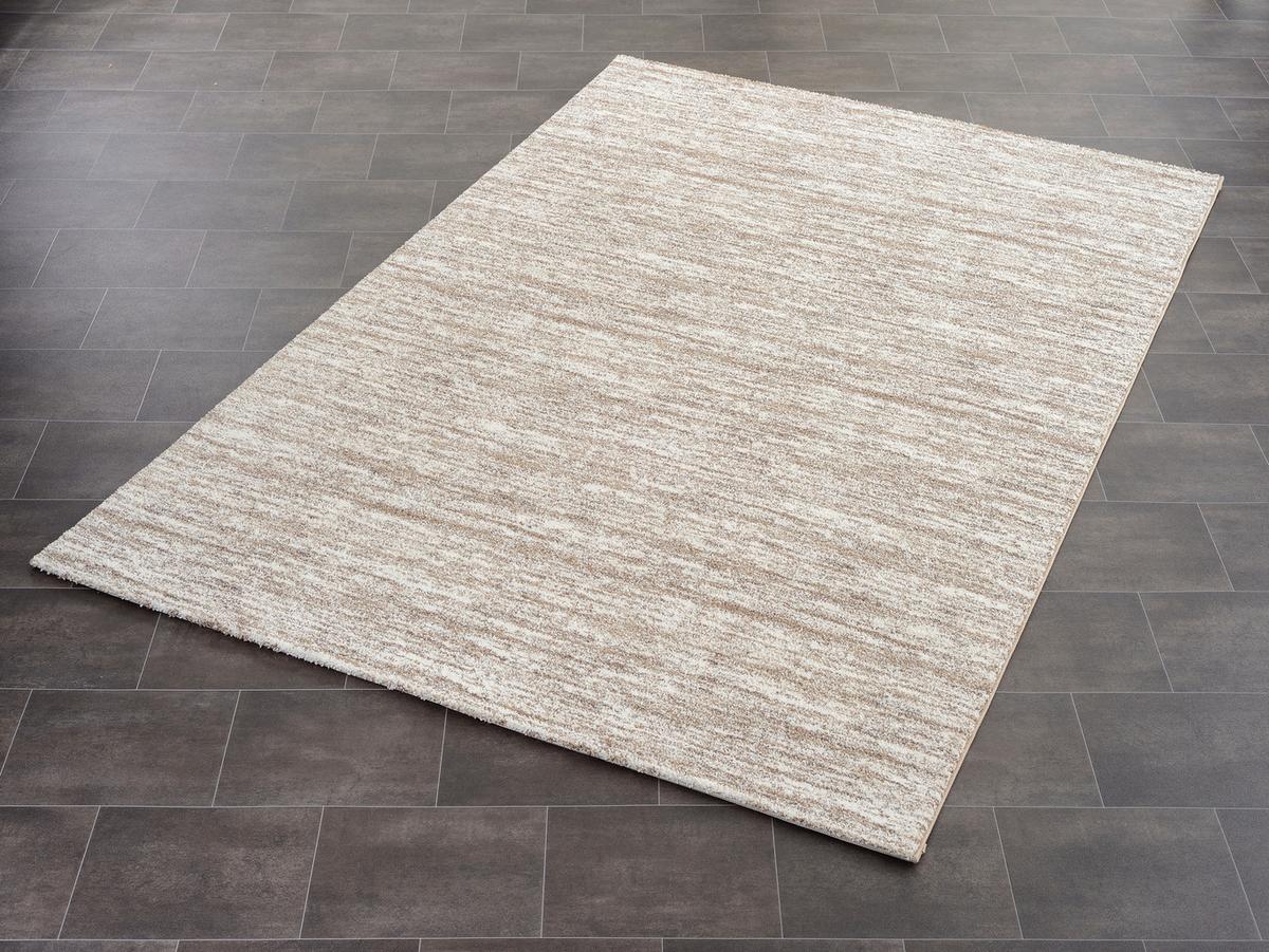Webteppich Braun Sofi Lori 65x130 cm - Creme/Braun, Design, Textil (65/130cm) - Novel