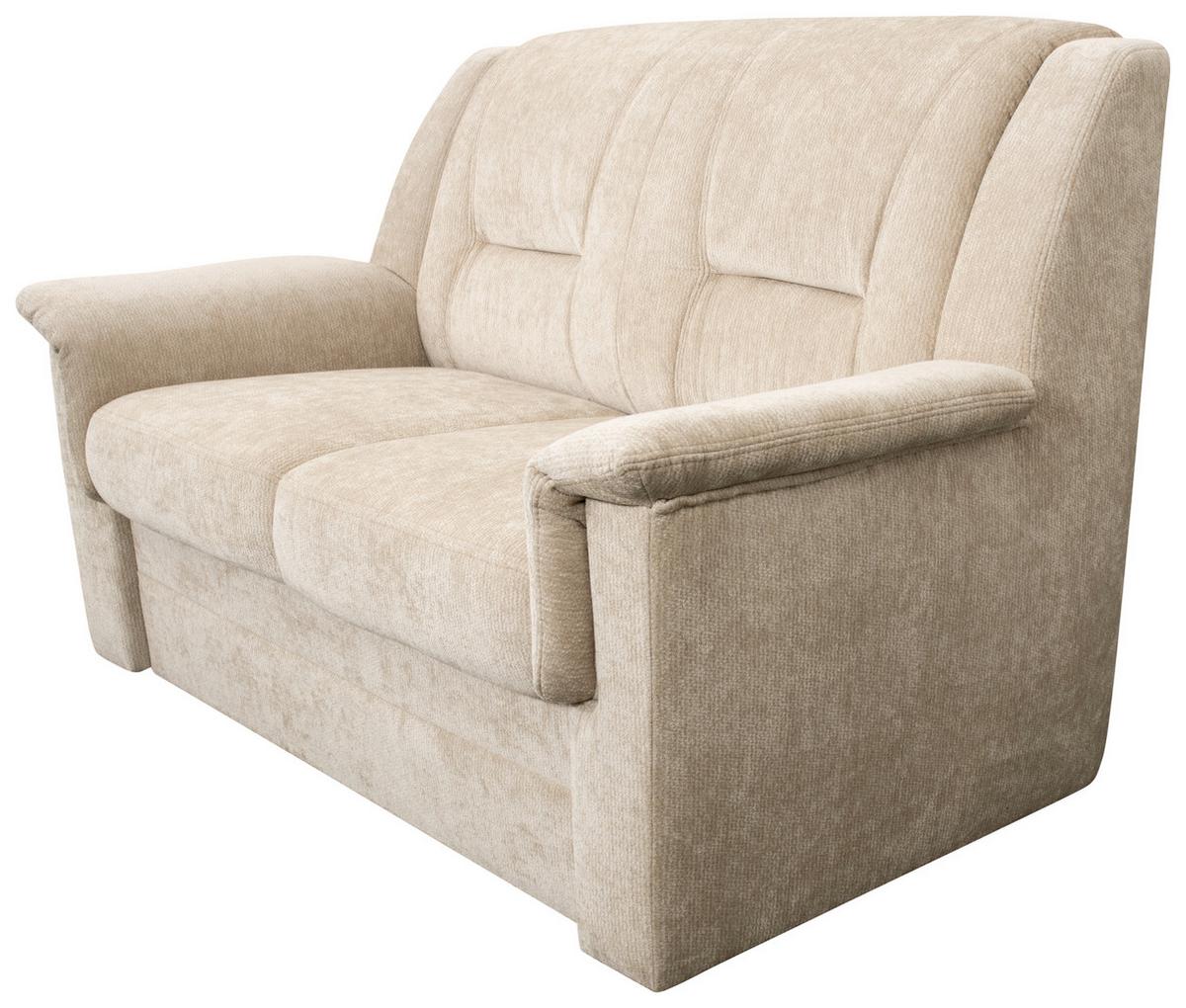 2-SITZER-SOFA Rafael, Beige B: 152 cm - Beige/Schwarz, Trend, Textil (152/95/95cm)