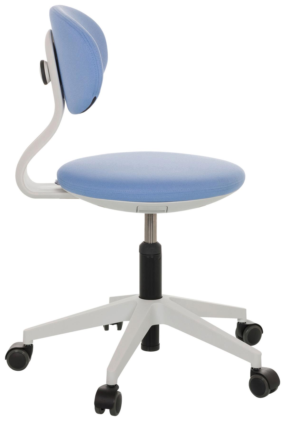 Jugenddrehstuhl Minimovo - Blau/Grau, Basics, Kunststoff/Textil (42/66-87/52cm) - MID.YOU