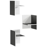 Inneneinteilung Kleiderschrank Gw-Pasadena Graphit/weiß - Graphitfarben/Weiß, MODERN, Holzwerkstoff (27/37/35cm) - Germania