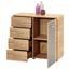 Kommode Uno - Eichefarben/Grau, MODERN, Holzwerkstoff (88/80/40cm) Kommode Uno - Eichefarben/Grau, MODERN, Holzwerkstoff (88/80/40cm)