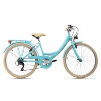 Kinderfahrrad Balloon Blau Mit Front- U. Rücklicht, 24 Zoll - Blau, Basics, Metall (25/140/60cm) - KS Cycling