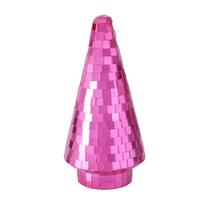 Dekoweihnachtsbaum Lily - Pink, Basics, Glas/Metall (10,5/23cm)