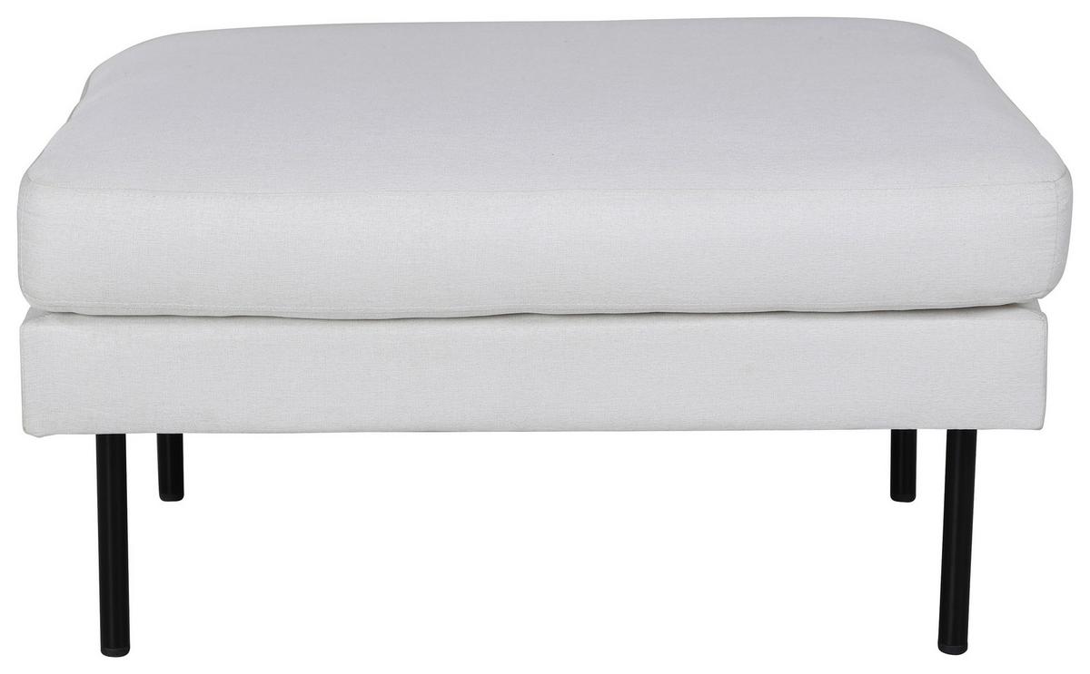 Hocker Zoom - Beige/Schwarz, Design, Kunststoff/Textil (85/47/64cm) - Livetastic