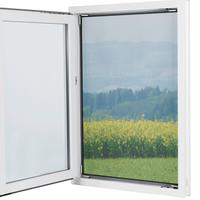 INSEKTENSCHUTZGITTER EASYMAXX 150X130CM - Schwarz, Basics, Kunststoff/Metall (130/150cm) - TV - Unser Original
