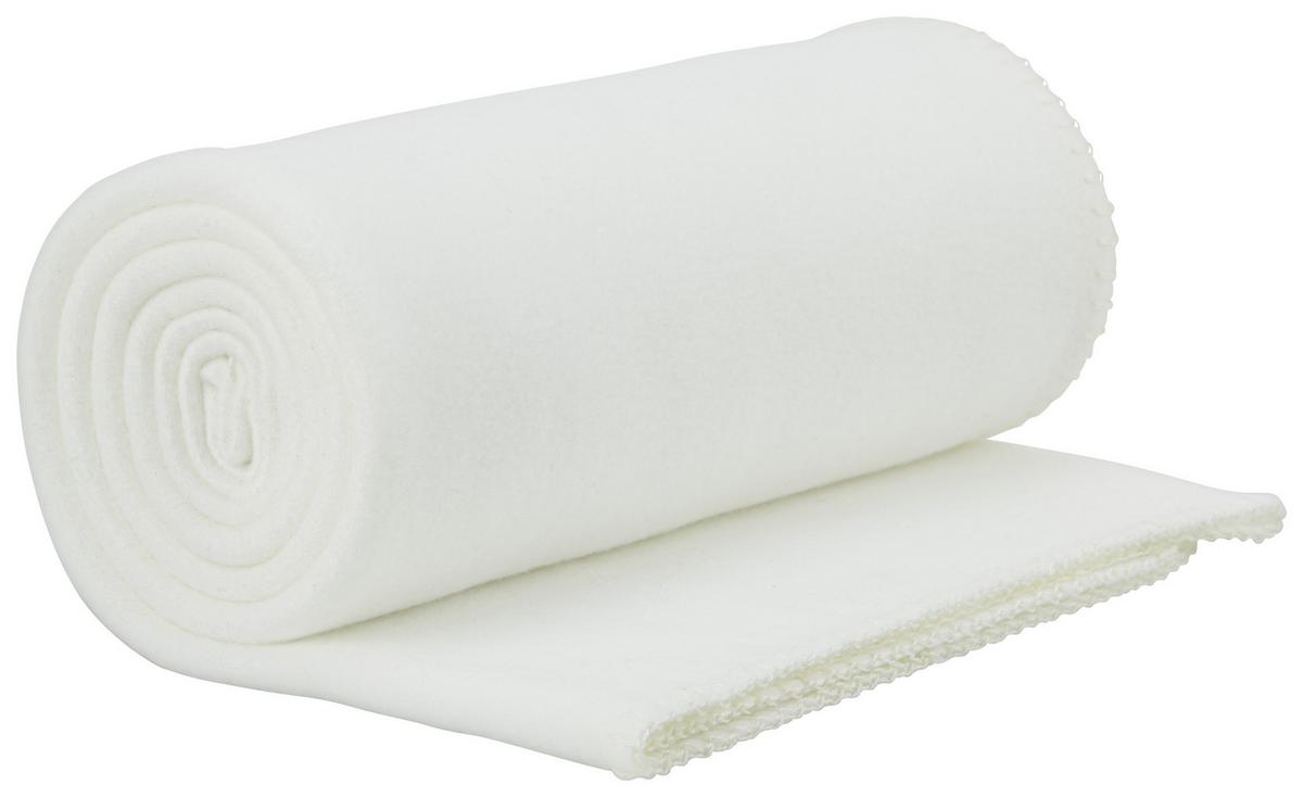 FLEECOVÁ DEKA Bea,130/160cm - bílá, textil (130/160cm) - Modern Living