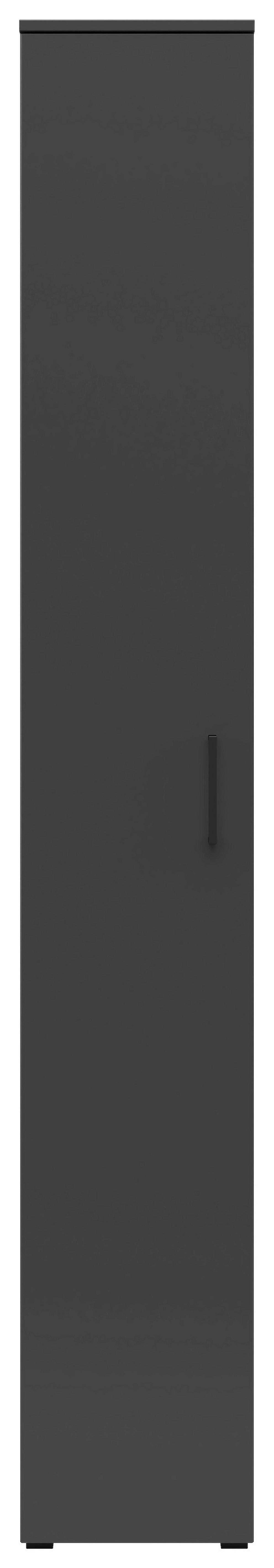 Skriňa Cabinet š: 30 cm - čierna/grafitová, Modern, kompozitné drevo/plast (30/195/40cm)