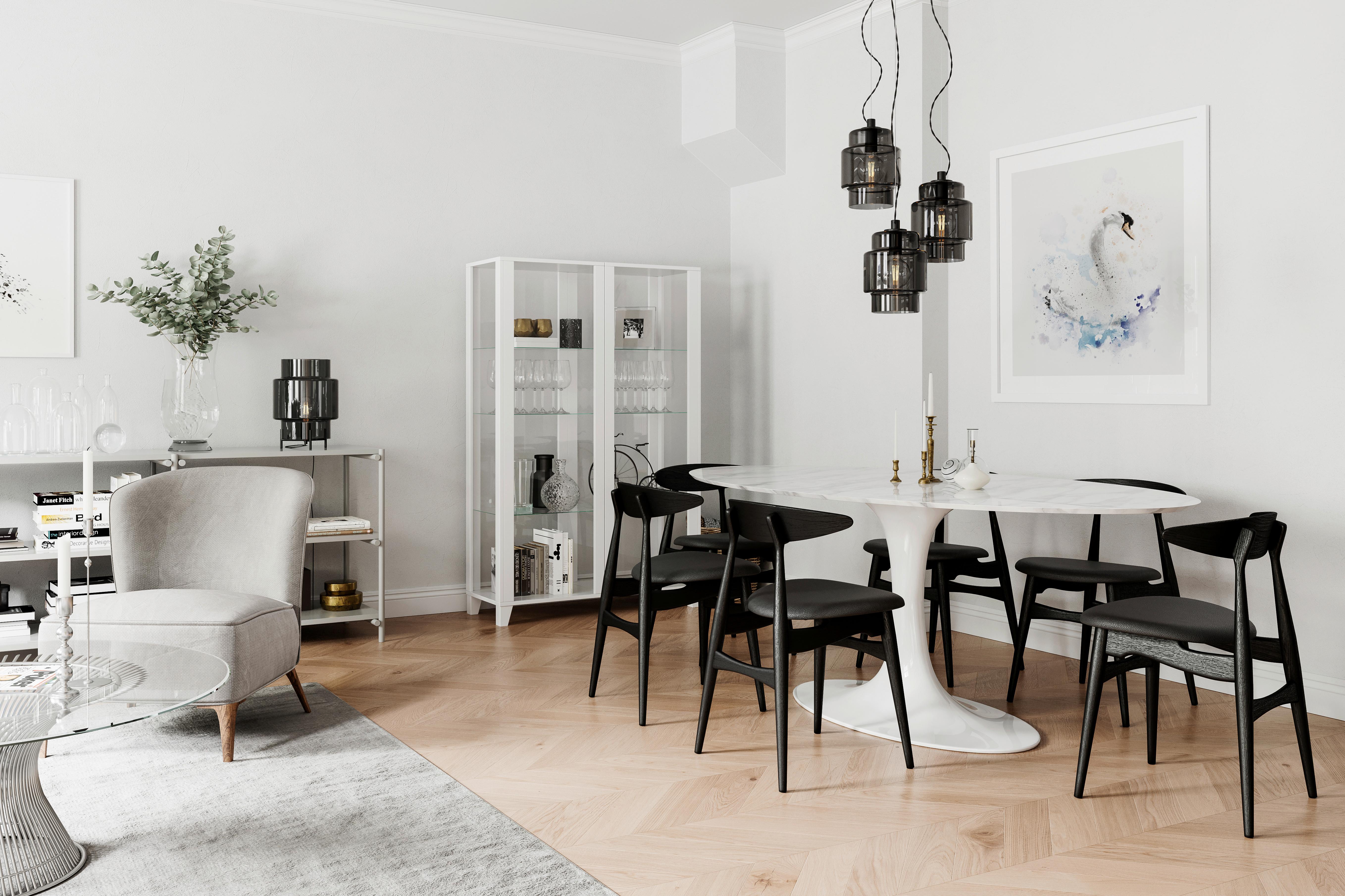 Tischlampe Ebbotv Anthrazit 3 Helligkeitsstufen