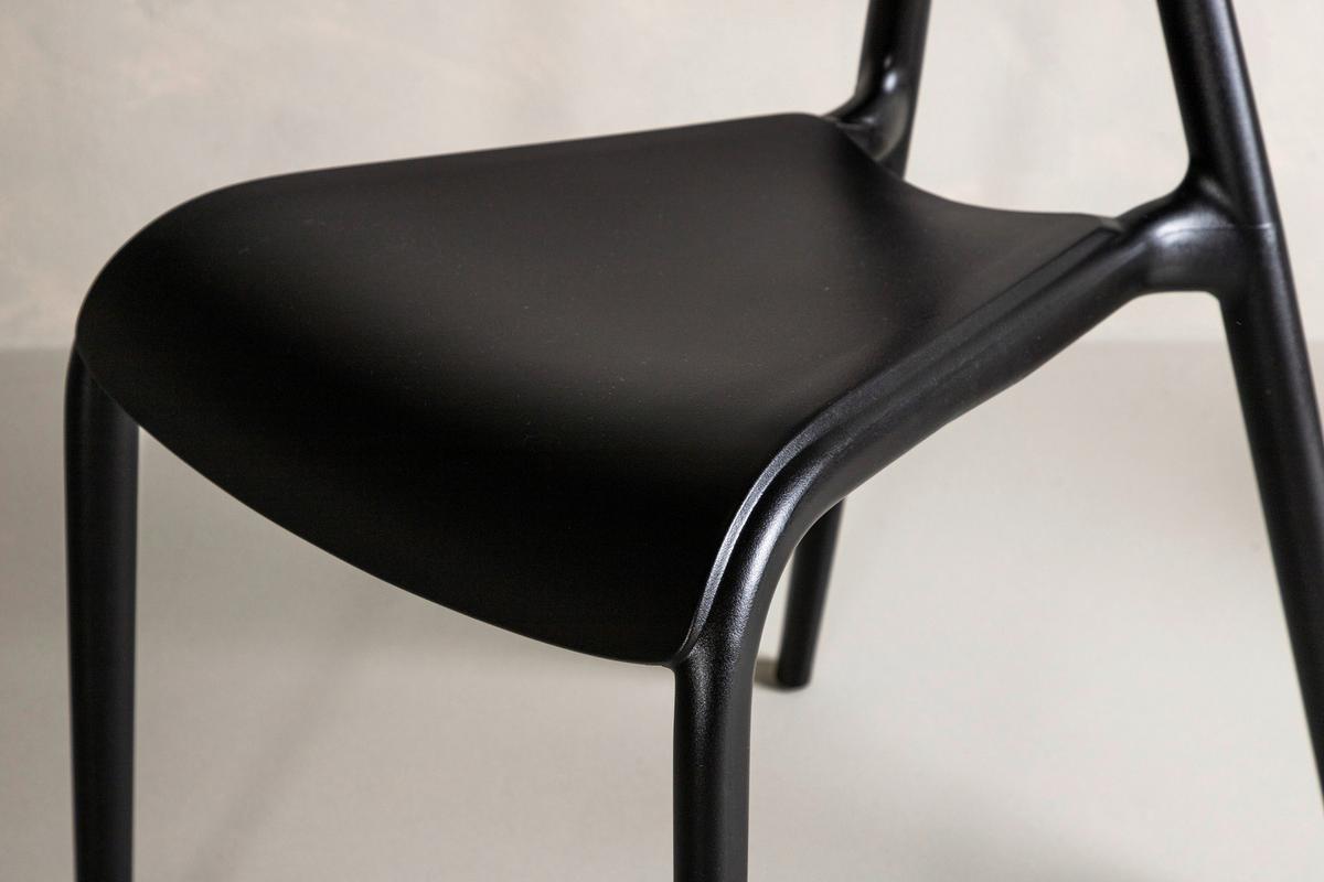 Stuhl-Set Ursholmen - Schwarz, Design, Kunststoff (49/79.5/54cm) - Livetastic