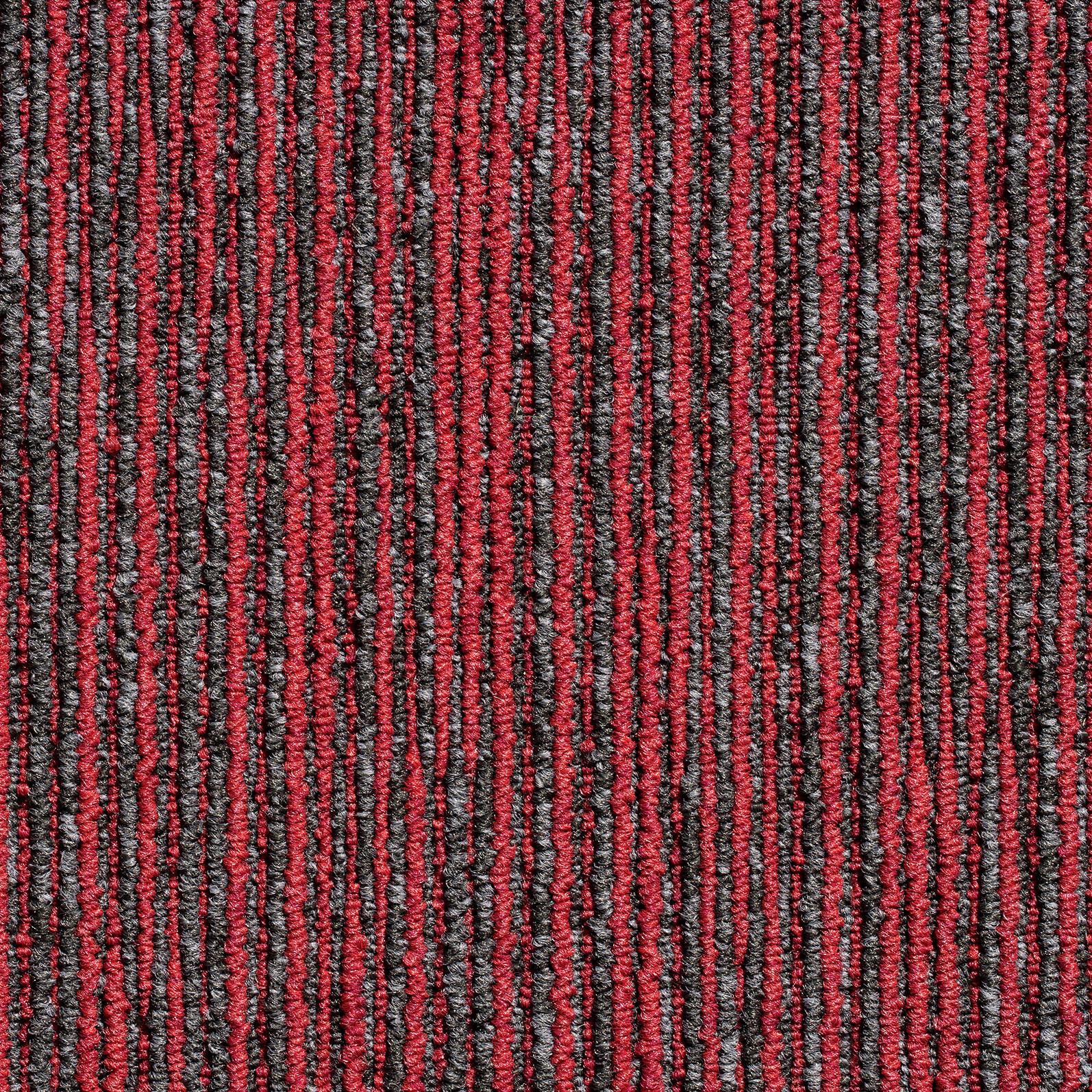 Teppichfliese Grau/Rot Ambition 50x50 cm Florhöhe 3mm