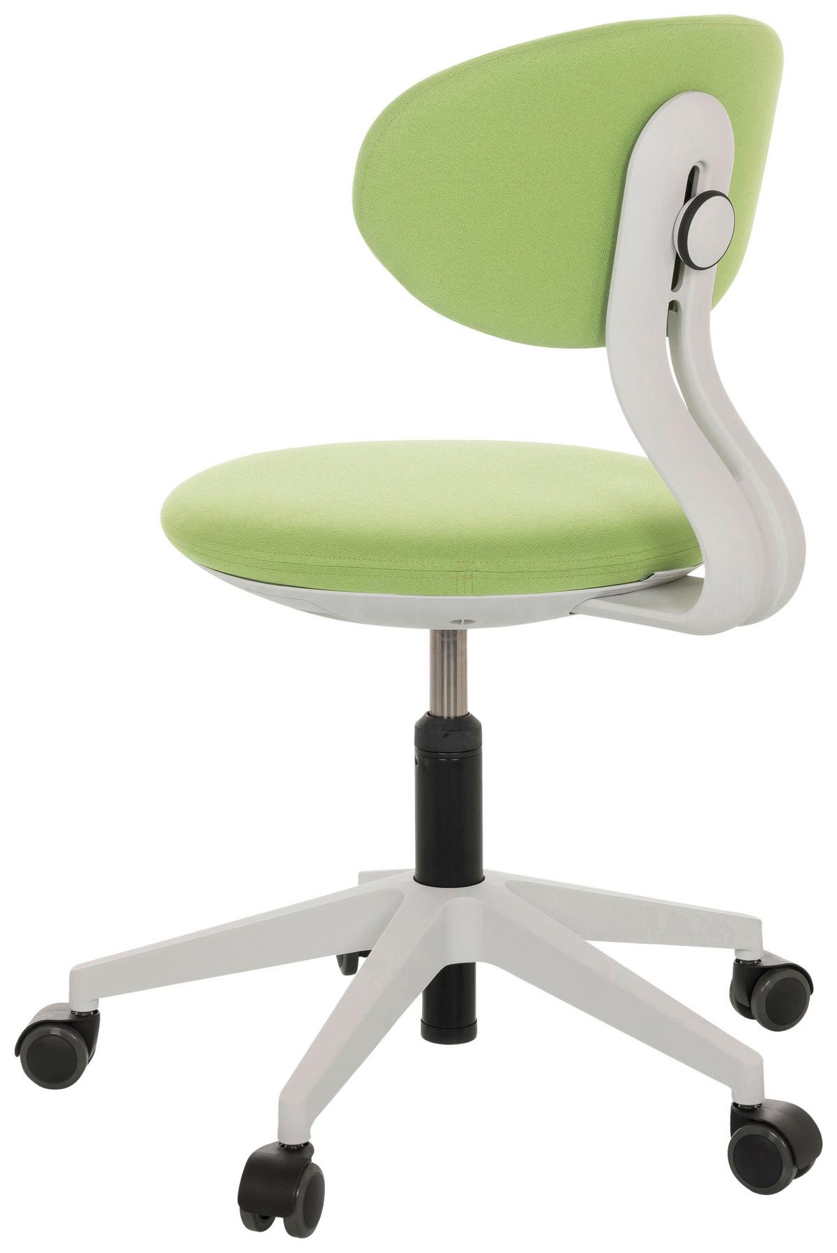 Jugenddrehstuhl Minimovo - Weiß/Grau, Basics, Kunststoff/Textil (42/66-87/52cm) - MID.YOU