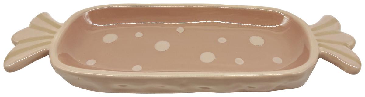 Dekoračný tanier CANDY - ružová/tmavoružová, Konventionell, keramika (24/2,4/8,2cm) - Mömax