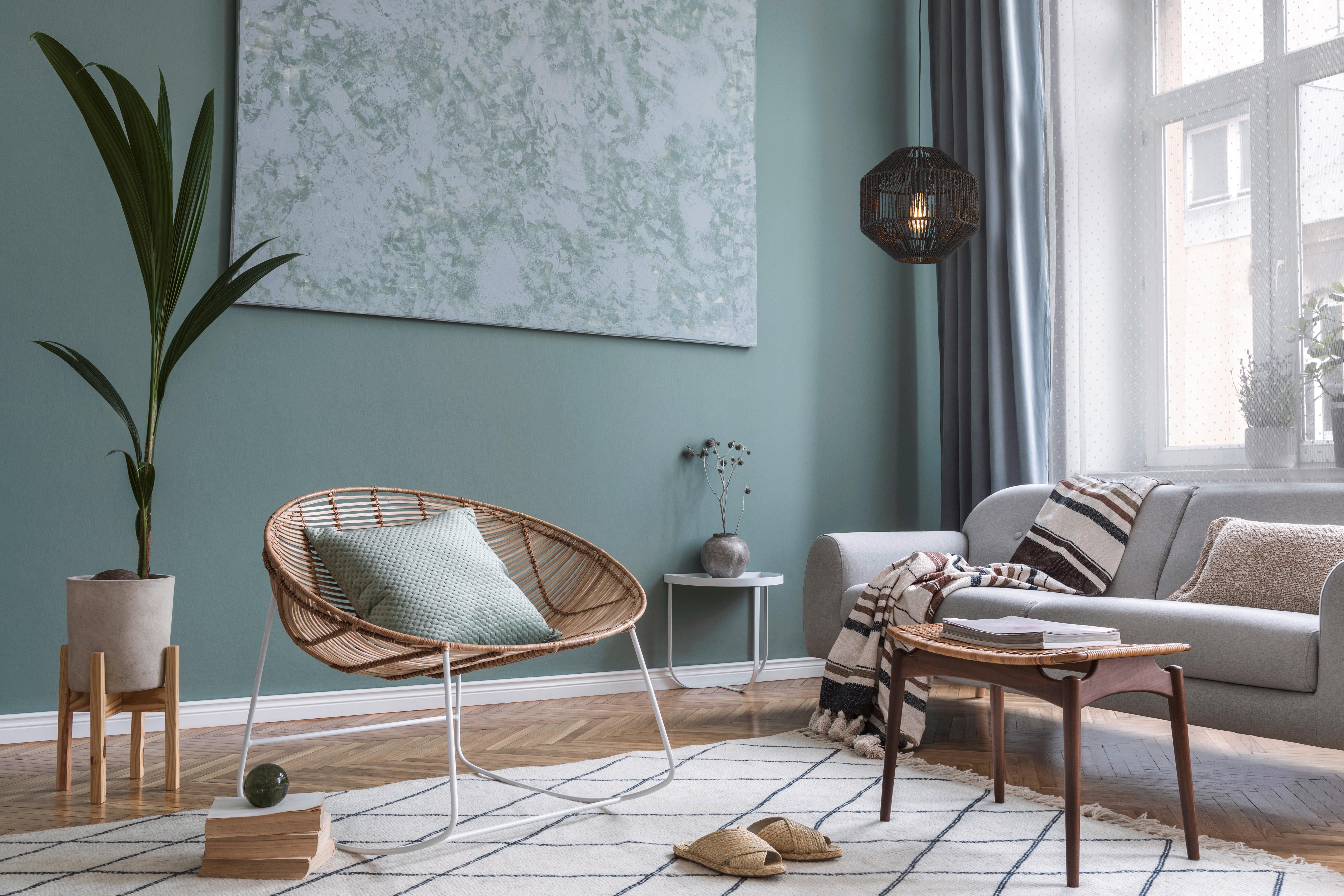 Hängeleuchte Wicker H: 133 cm, 1-Flammig, höhenverstellbar - Schwarz, Design, Textil/Metall (30/153cm)