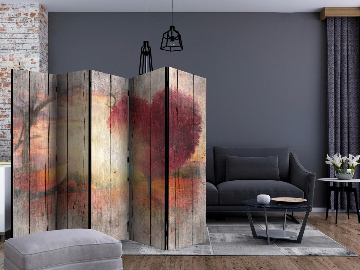 Paravent Multicolor B: 225 cm - Multicolor, Basics, Holz/Textil (225/172/3cm) - artgeist
