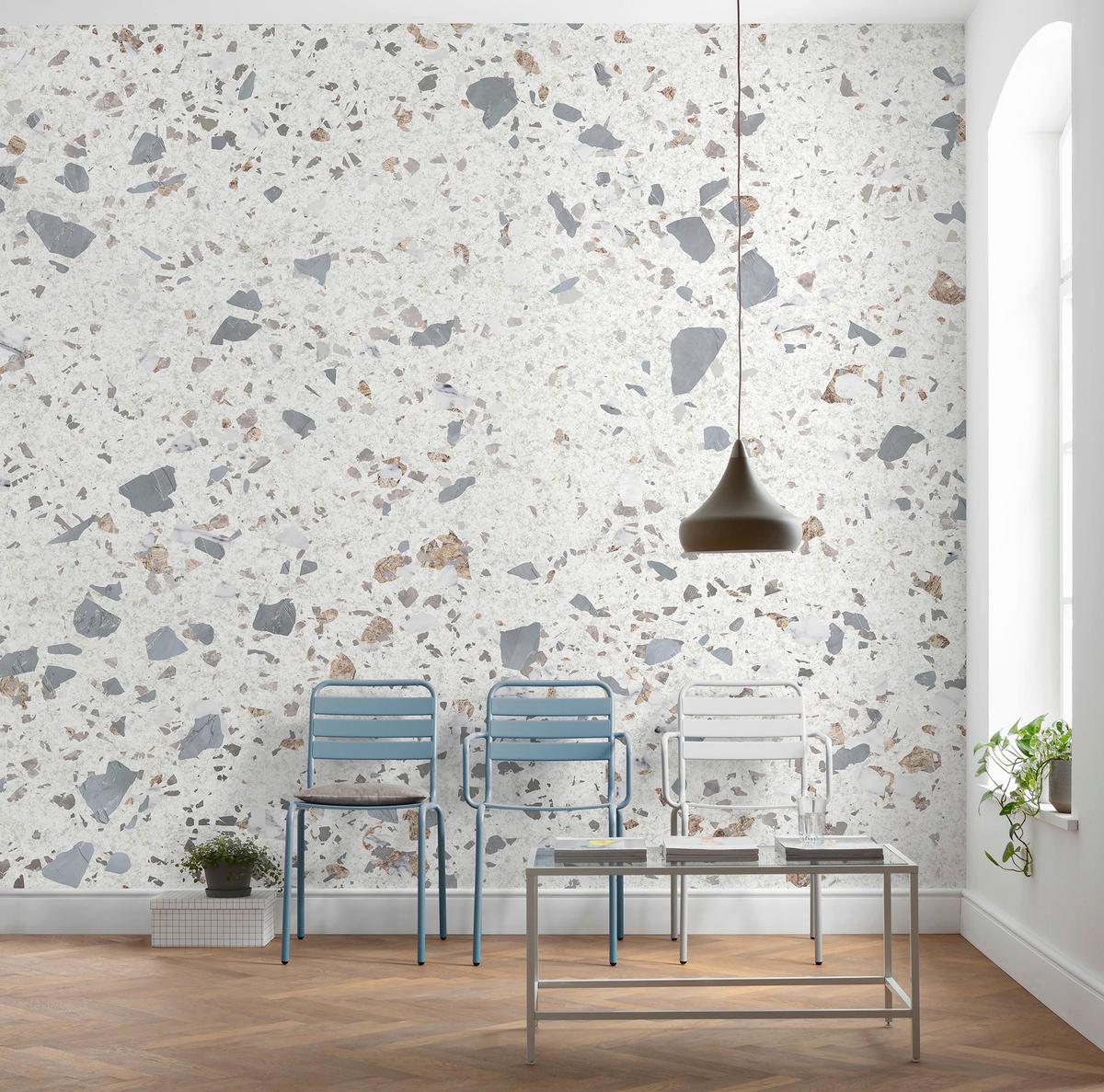 Vliestapete Terrific Terrazzo - Multicolor, Basics (400/250cm) - Komar