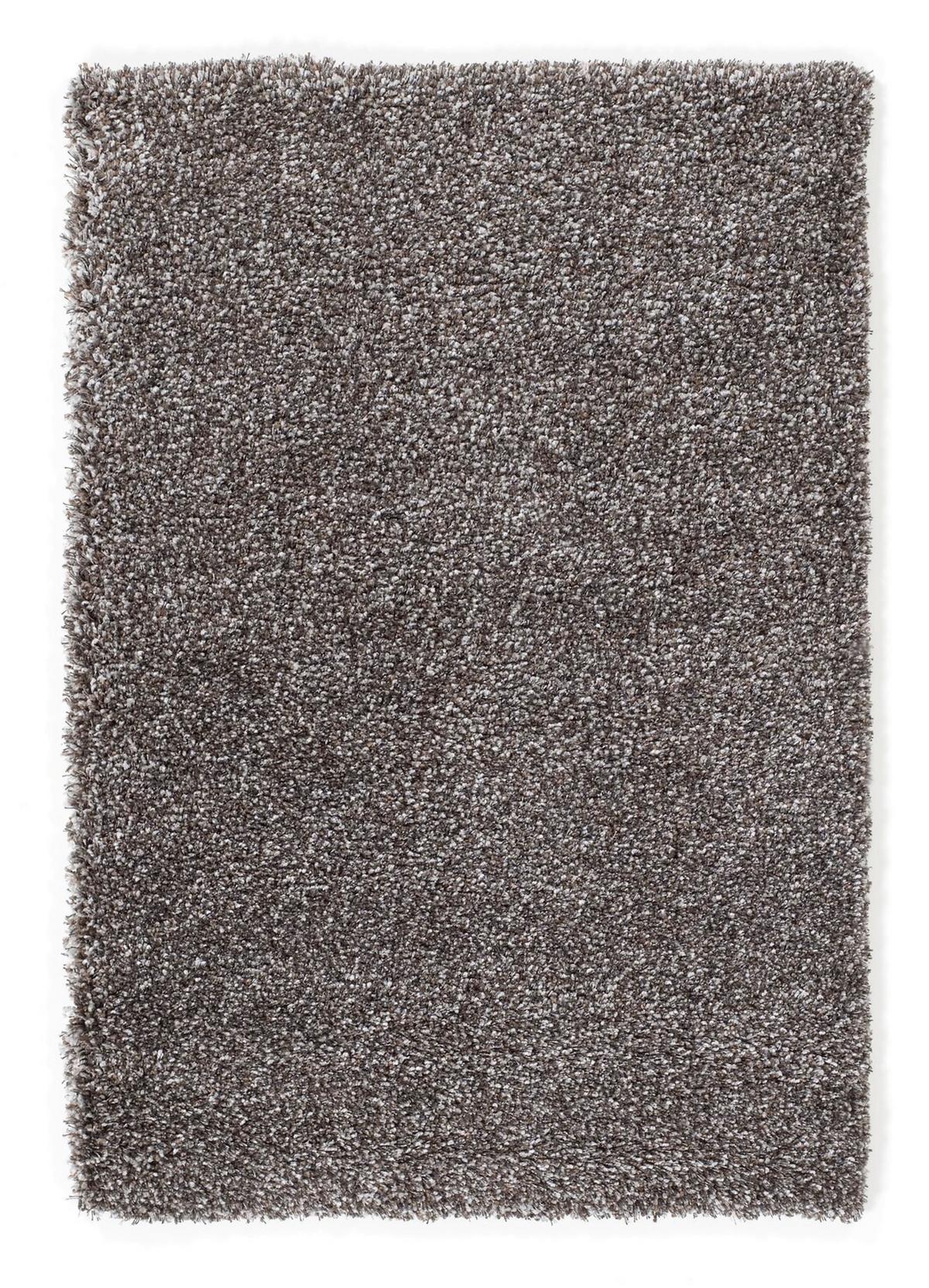 Hochflorteppich Fashion Shaggy Braun/grau 120x170 Cm - Braun/Grau, Basics, Textil (120/170cm) - Novel