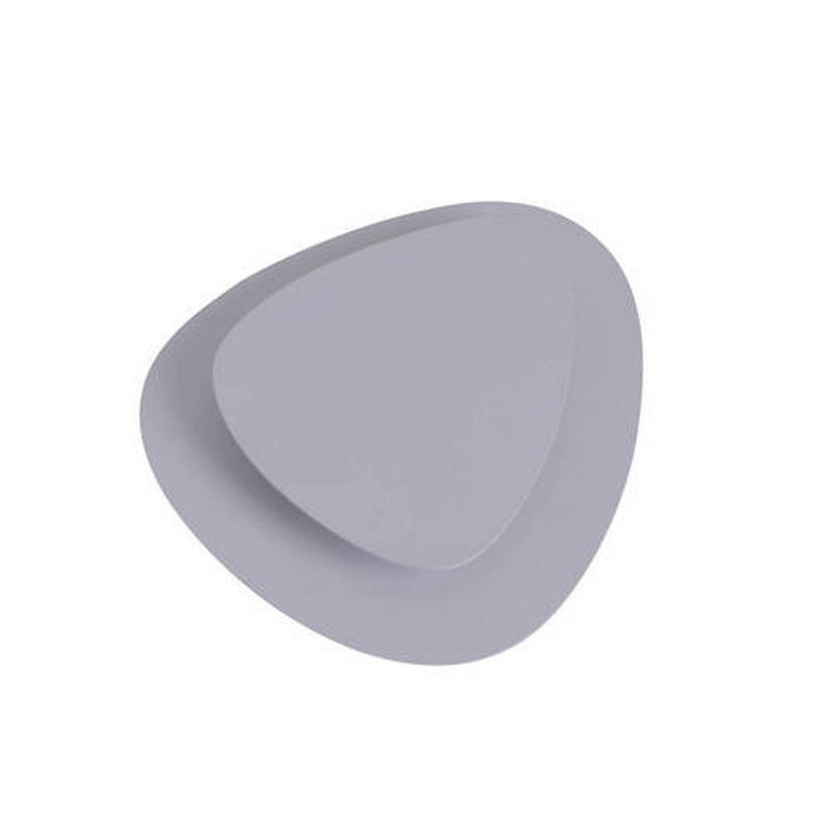 Led-deckenleuchte L: 25 Cm Dreieckig Modern - Weiß, Design, Metall (20/25cm) - Näve
