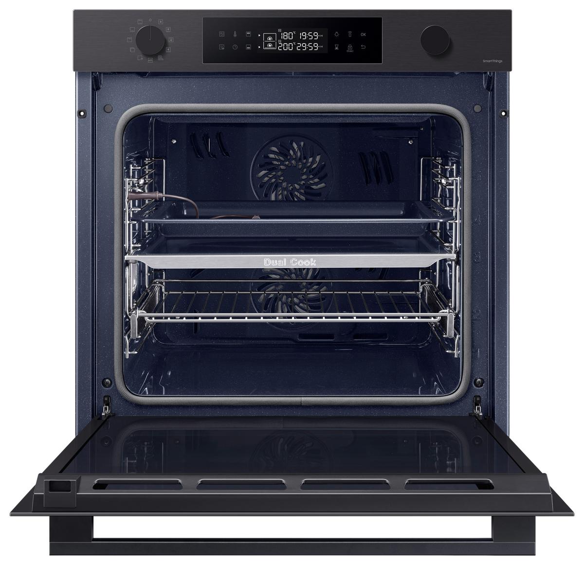 Backofen Nv7b4455uab/U3 - Schwarz, Design, Glas/Metall (59,5/59,5/57,1cm) - Samsung