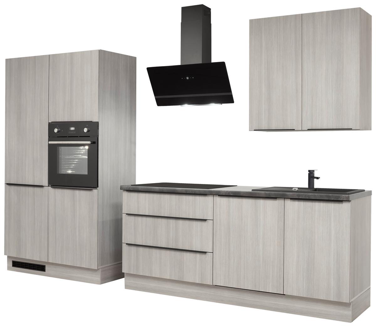 Küchenblock Landzeit Pinienfarben B: 320 Cm - Anthrazit/Pinienfarben, Design, Holzwerkstoff (320cm) - MID.YOU