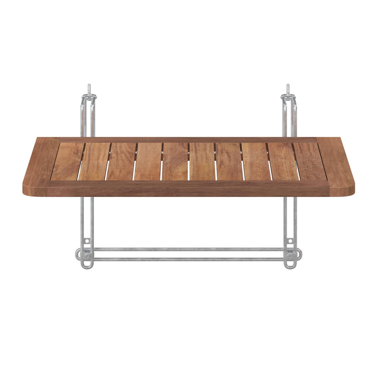 Balkónový stůl Helena - barvy akácie, Moderní, dřevo (60/34/40cm) - Bessagi Garden