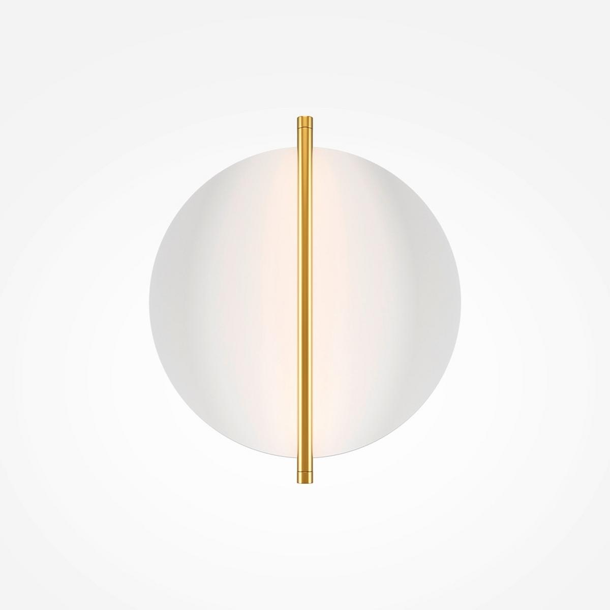 Wandleuchte Mira - Goldfarben/Weiß, MODERN, Metall (11,1/34/30cm) - MAYTONI