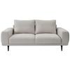 2-sitzer-sofa Selene Creme, B: 202 Cm - Creme/Schwarz, MODERN, Textil (202/89/115cm) - MID.YOU