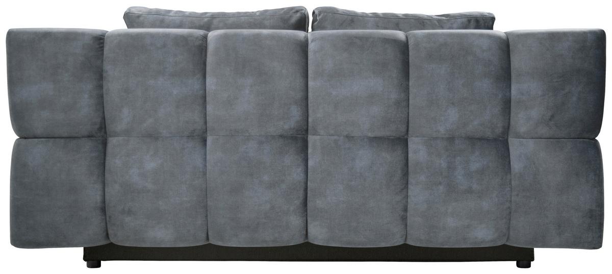 Schlafsofa Bobbio Plus Grau B: 204cm - Schwarz/Grau, Design, Textil (204/90/95cm) - MID.YOU