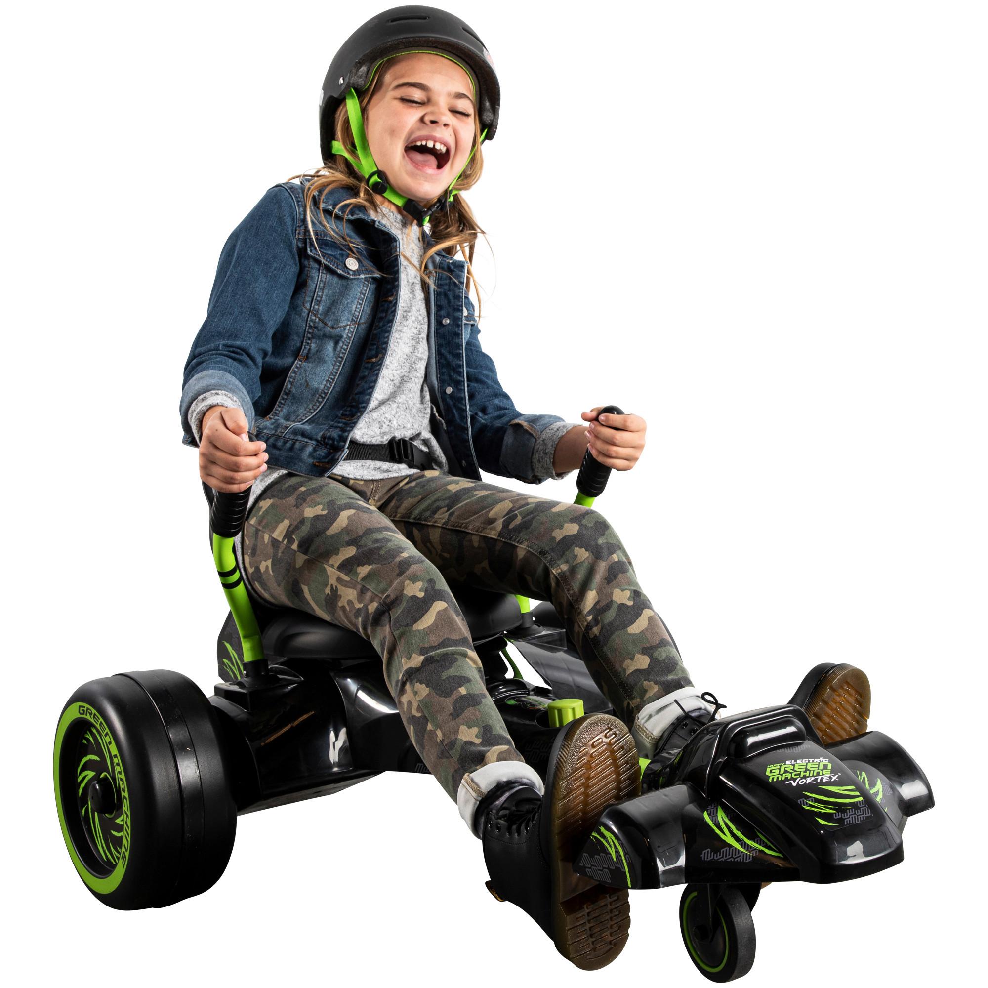 Dreirad Huffy Green Machine Vortex 12V - Schwarz/Grün, Basics, Kunststoff/Metall (73,5/134/58,5cm)