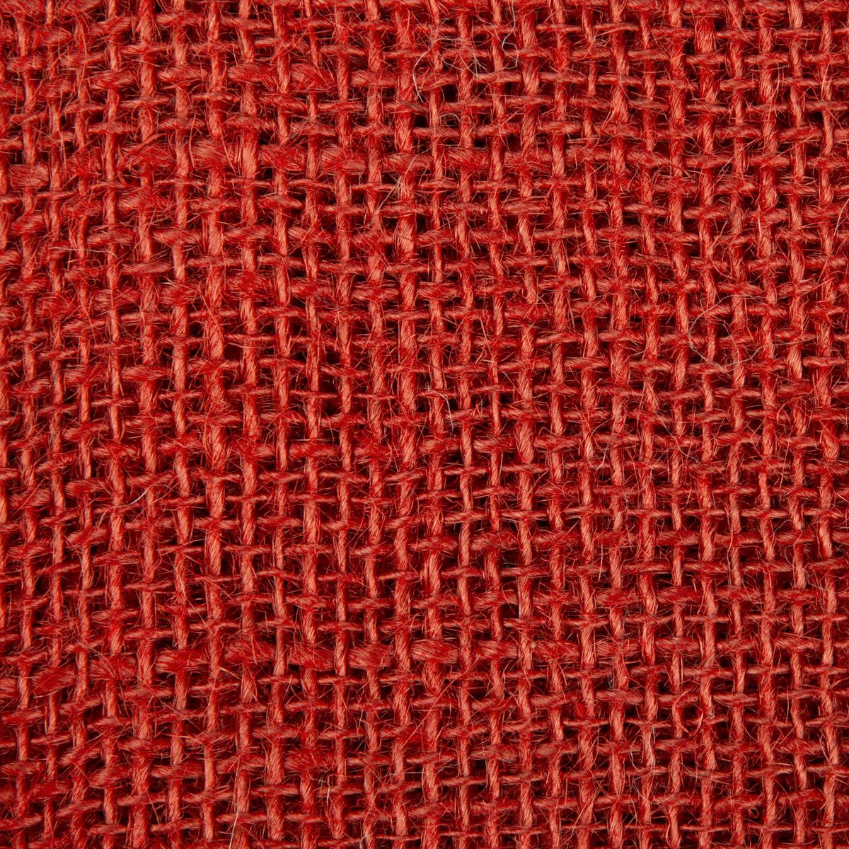 Schutzplane Jute- Gewebematte Rot - Rot, Basics, Naturmaterialien (100/400cm)