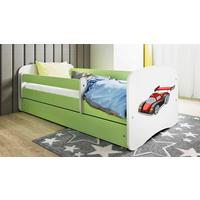 Kinder-/Juniorbett Babydreams inkl. Matratze 80x160 - Birkefarben/Weiß, MODERN, Holz/Holzwerkstoff (80/160cm) - MID.YOU