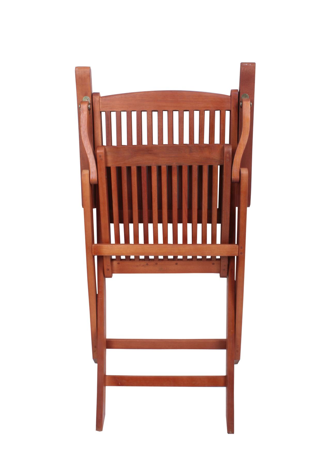 Gartenklappstuhl Stockholm - Braun, Basics, Holz (52,5/90/59,5cm) - Gardenson