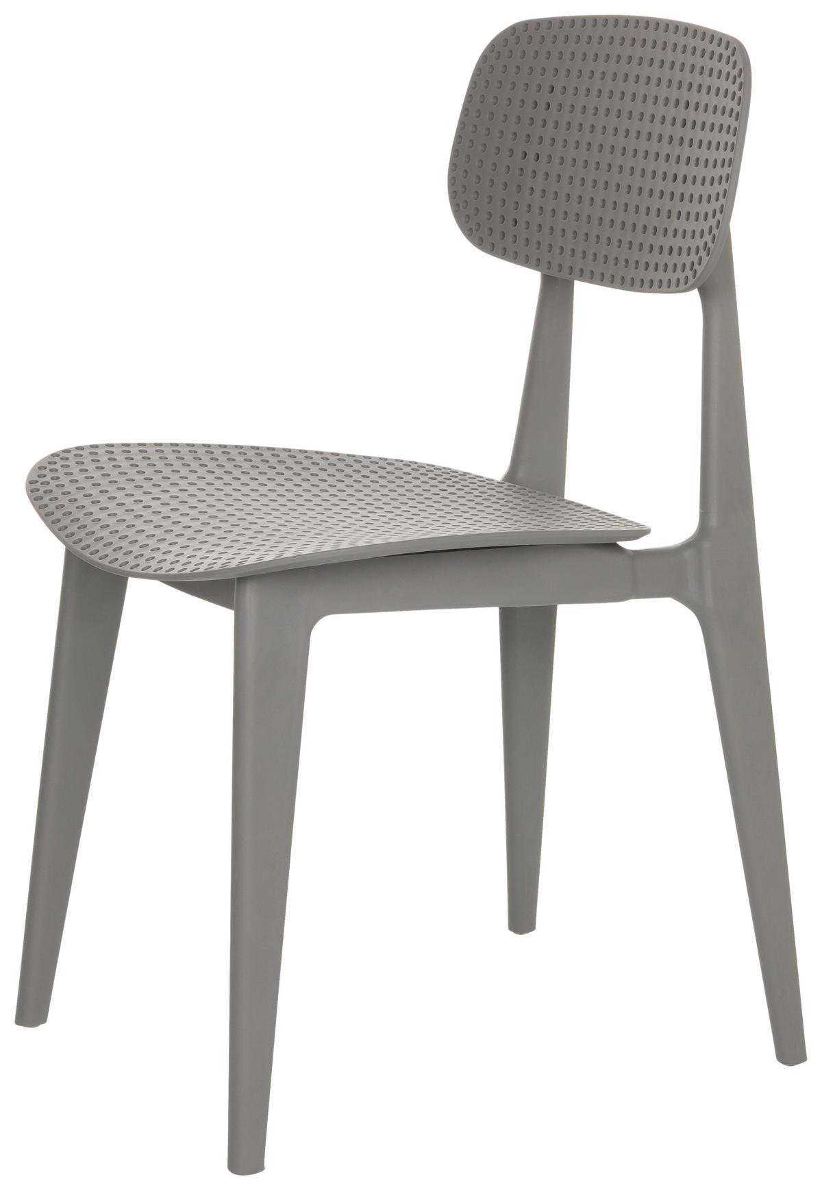 Gartensessel Artifo Hol Kunststoff - Grau, Basics, Kunststoff (42/79/51cm) - MID.YOU