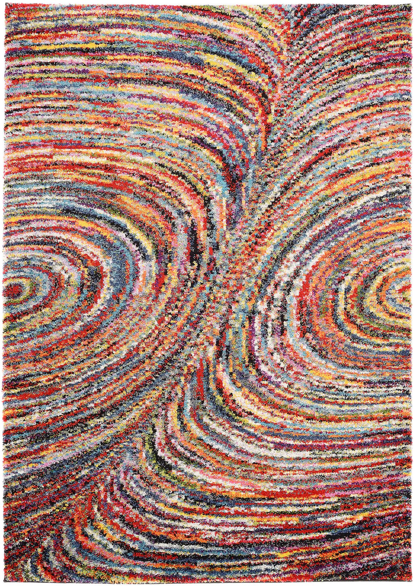 Webteppich Color Face Multicolor 200x290 cm