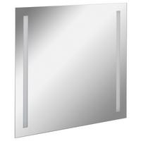 Wandspiegel Linear Rechteckig 80x75 cm ohne Rahmen mit Led - Basics, Glas (80/75/2cm) - MID.YOU