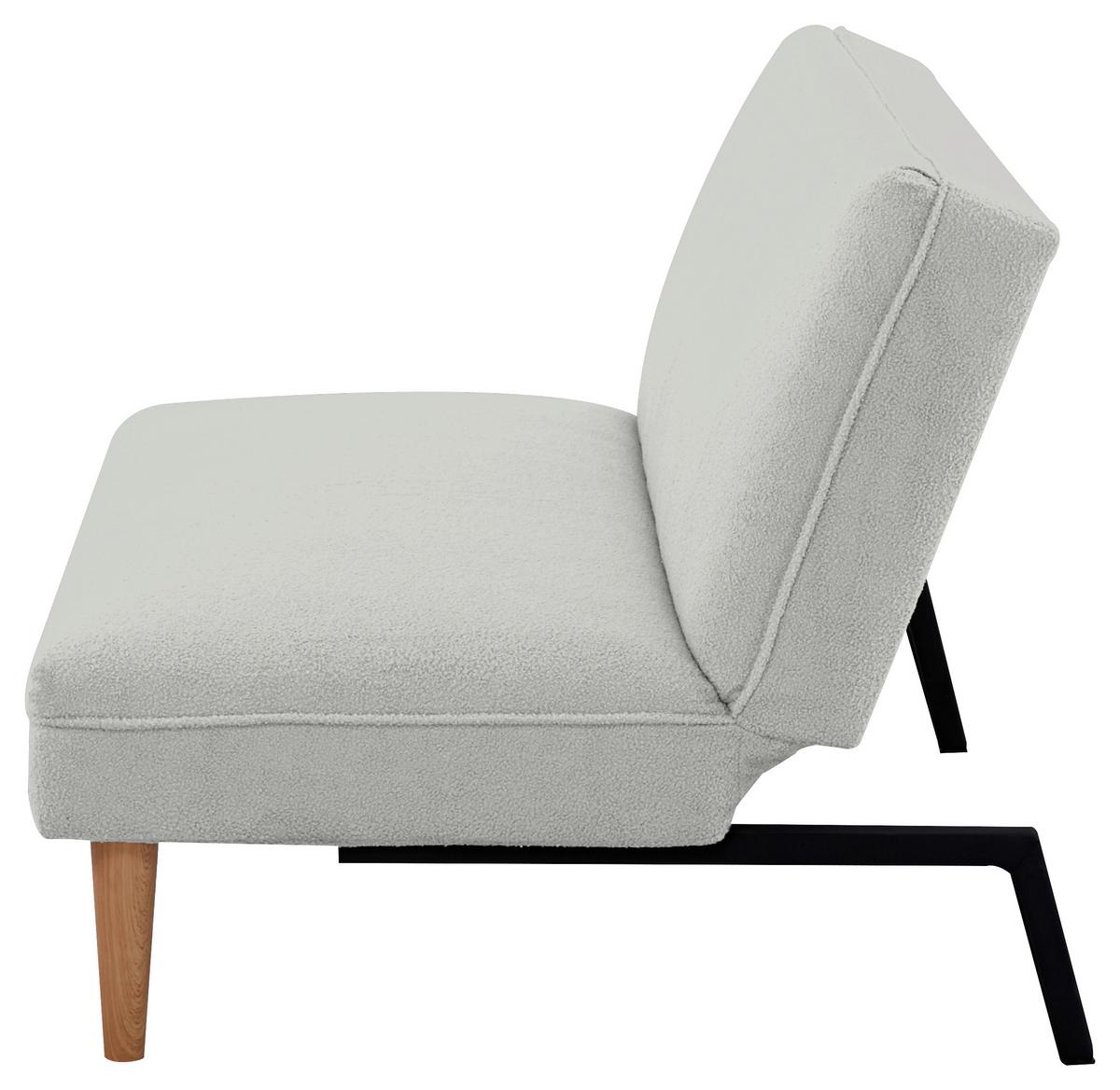 Rozkladacia pohovka ZERR, buklé, biela - čierna/biela, Modern, drevo/textil - P & B