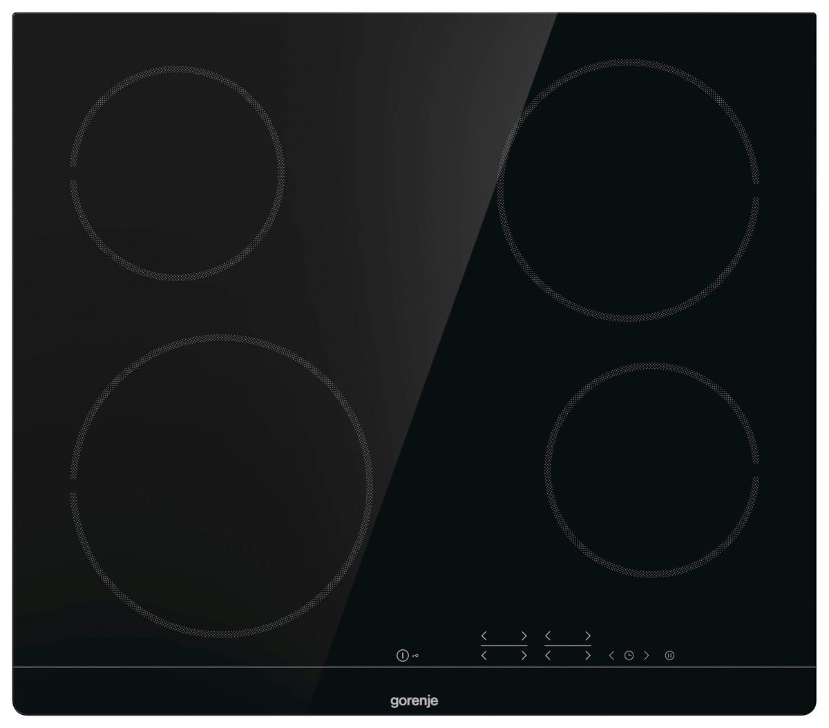 Backofenset Jump Set Aqua Schwarz B:59,5cm - Schwarz, Glas/Metall (59,5/59,5/56,4cm) - Gorenje