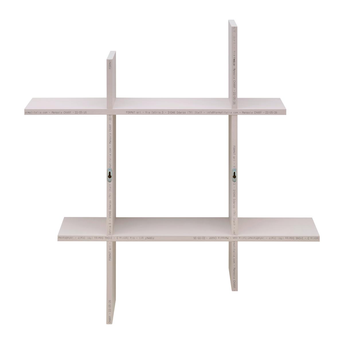 NÁSTENNÝ REGÁL LUCIA KAŠMÍR - kašmírová, Modern, kompozitné drevo (80/80/15cm) - Mömax
