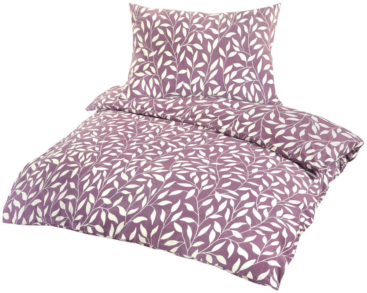 BETTWÄSCHE HANKA - Aubergine, MODERN, Textil - Luca Bessoni