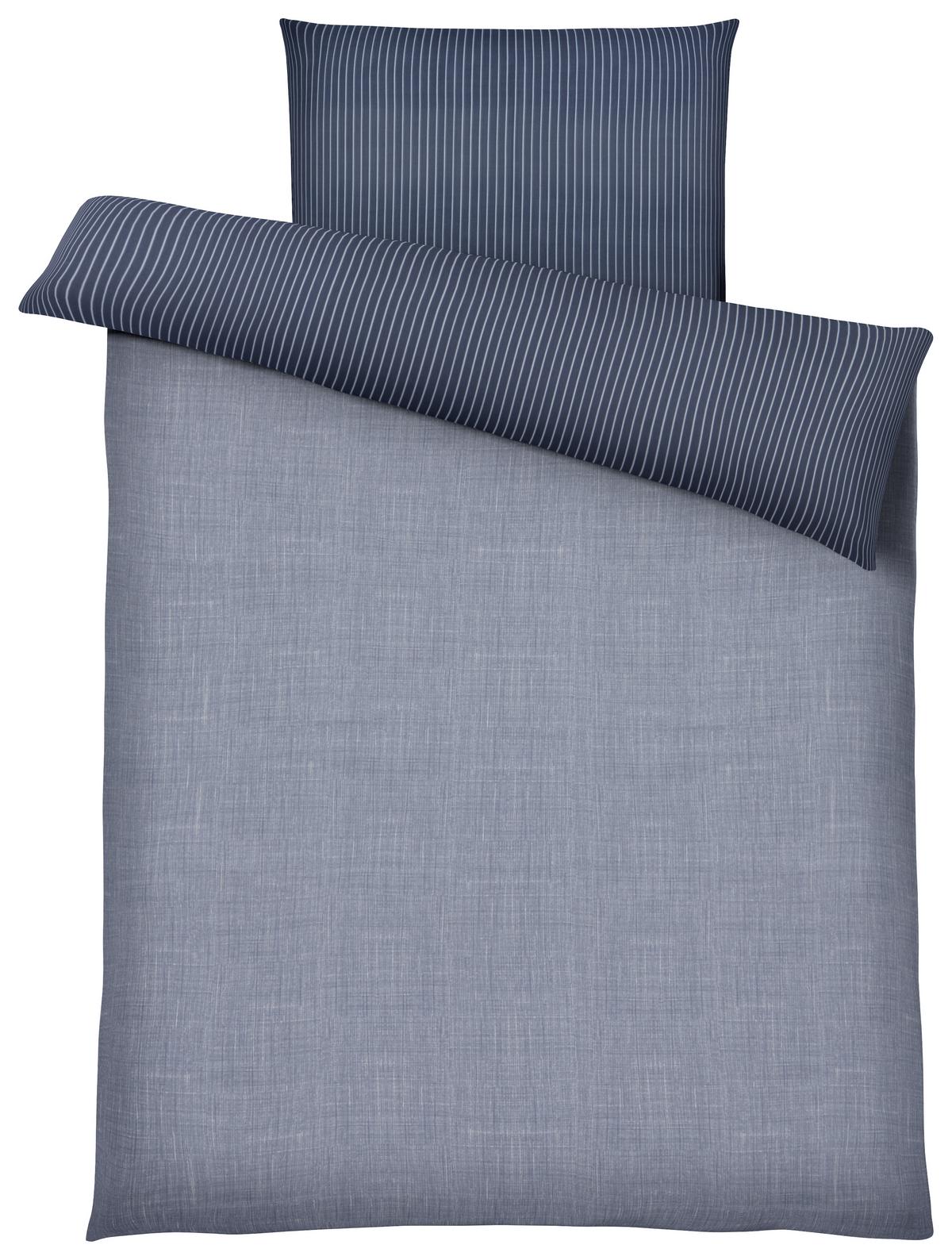 OBOJSTRANNÁ POSTEĽNÁ BIELIZEŇ ZEITGEIST - sivá/antracitová, Modern, textil (135/200cm) - Ibena