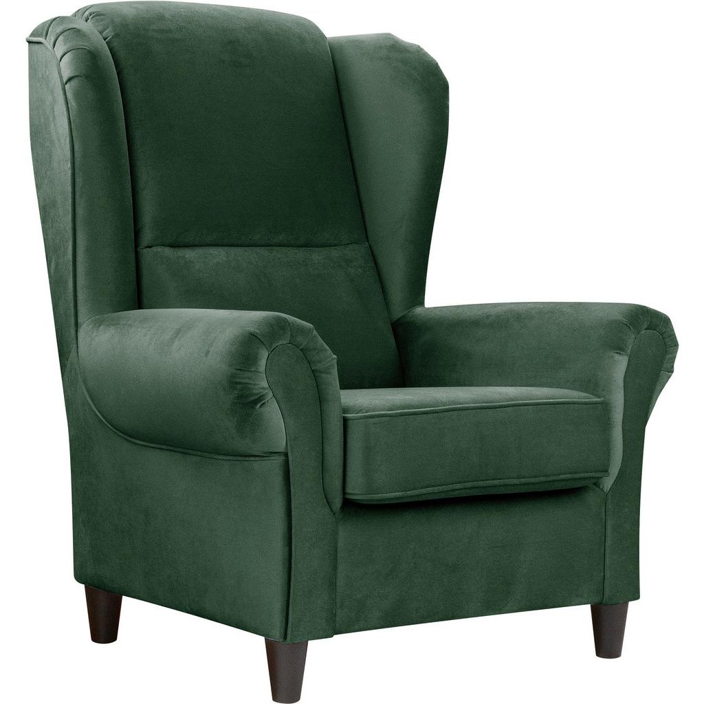 Ohrensessel Baron Dunkelgrün B: 94 Cm