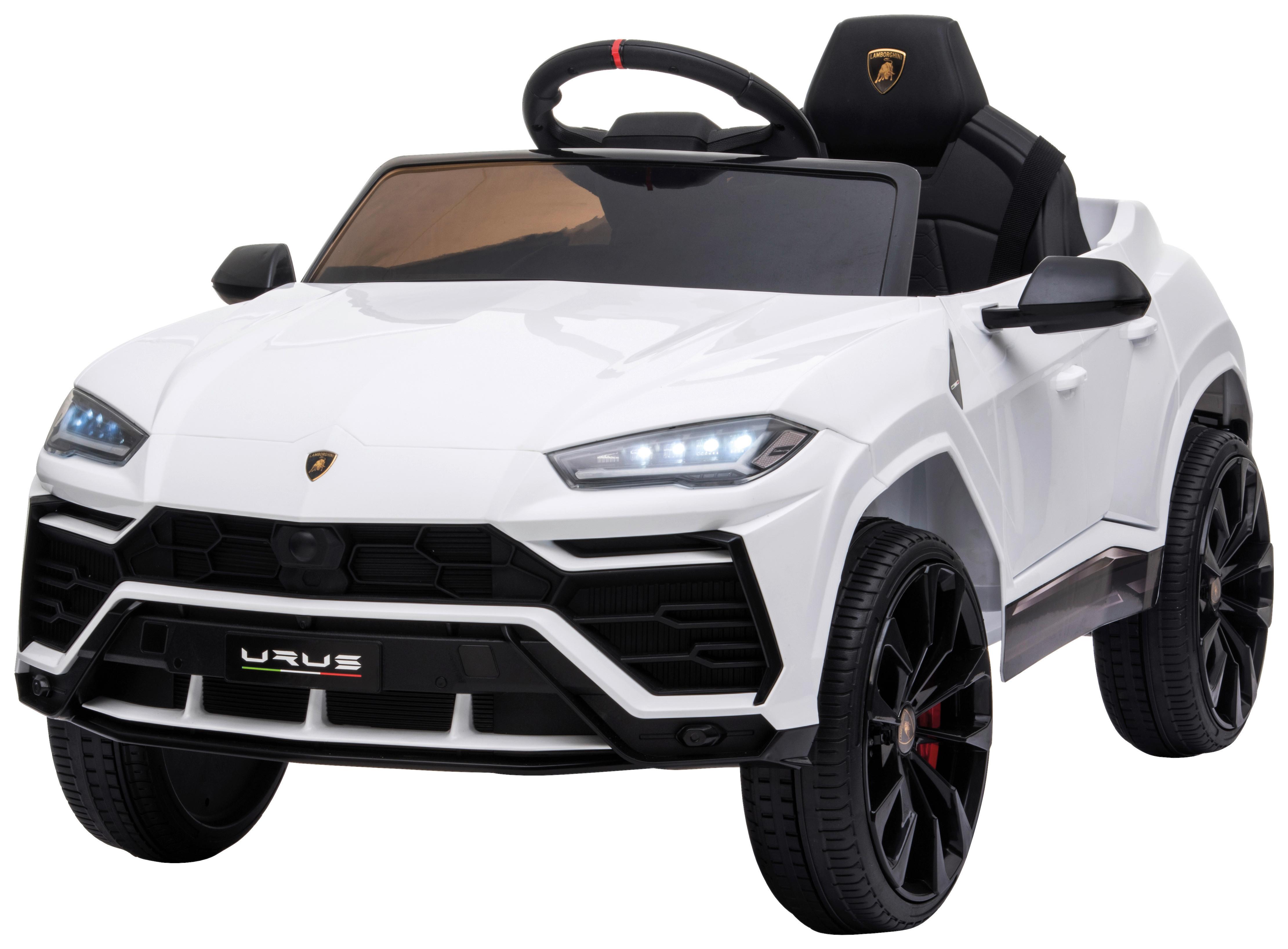 Kinder-elektroauto Lamborghini Urus Weiß Mit Licht/sound - Weiß, Basics, Kunststoff (105/65/52cm)
