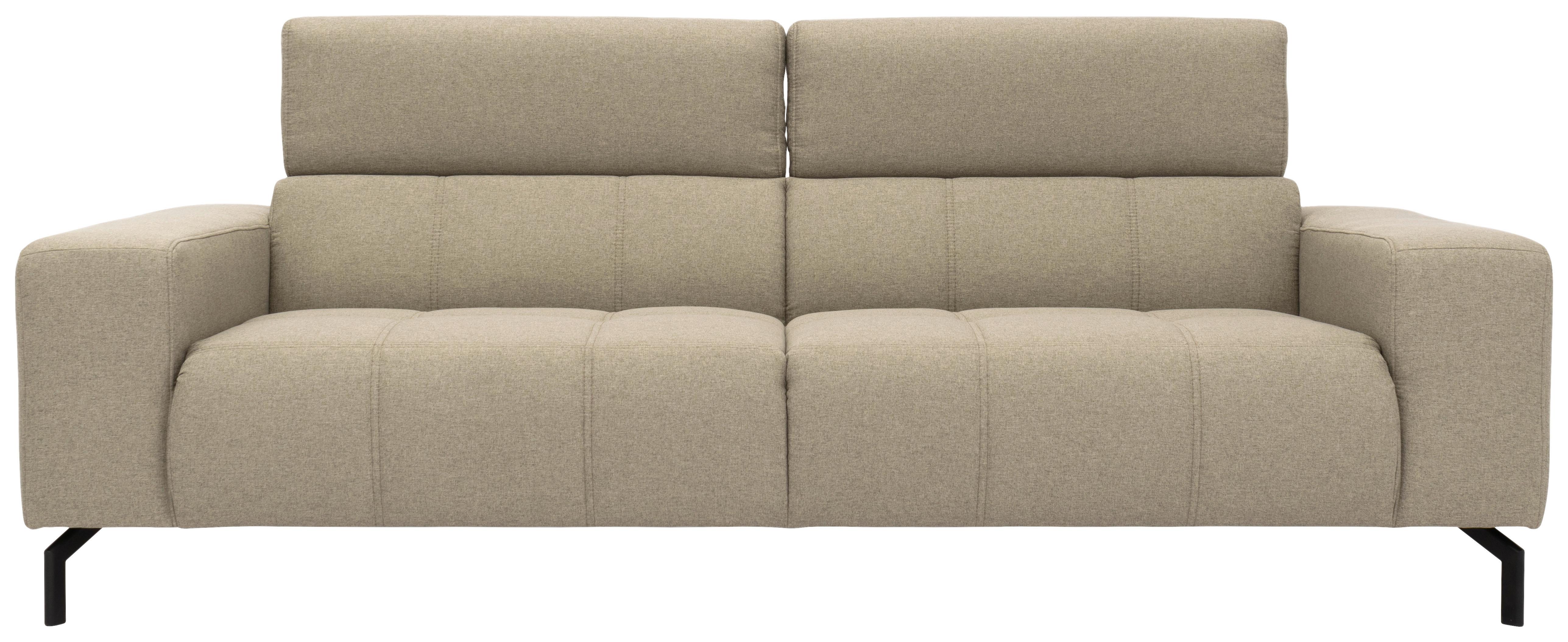 3-Sitzer-Sofa Cunelli schlammfarben Webstoff