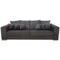 Veľká pohovka ROSE, hnědá - hnedá/čierna, Modern, textil/plast (262/85/111cm)
