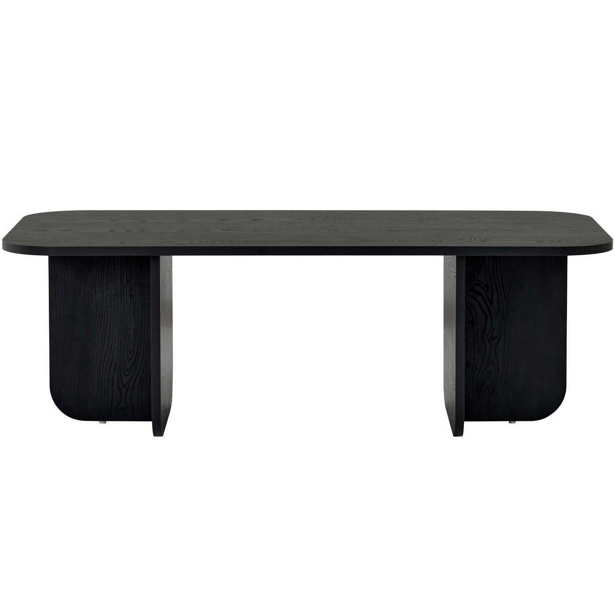 COUCHTISCH Akira Schwarz L: 120cm - Schwarz, Design, Holzwerkstoff (120/60/41cm) - MID.YOU